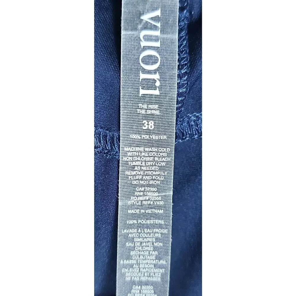 Vuori Men's Navy Blue Stretch Travel Pants, Size: 38
